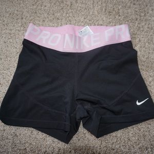 NIKE PRO black/baby pink Size M